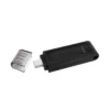 USB-накопитель Kingston DT70/64GB 64GB Type-C Чёрный — изображение 2