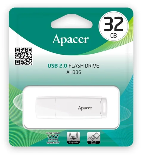 USB Флеш Apacer AH336 32GB Белый