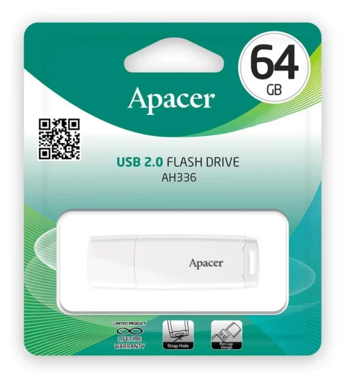 USB Флеш Apacer AH336 64GB Белый