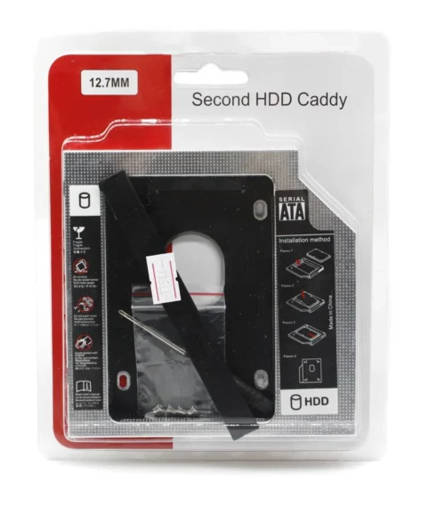 Адаптер V-T Optibay, SATA to SATA, 12.7 мм, 2nd HDD Caddy