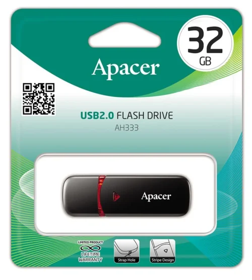 USB Флеш Apacer AH333 32GB Чёрный