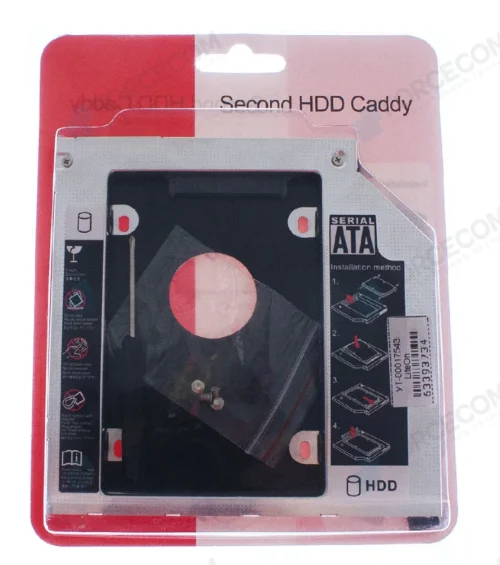 Адаптер V-T Optibay, SATA to SATA, 9.5 мм, 2nd HDD Caddy
