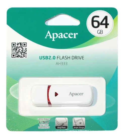 USB Флеш Apacer AH333 64GB Белый