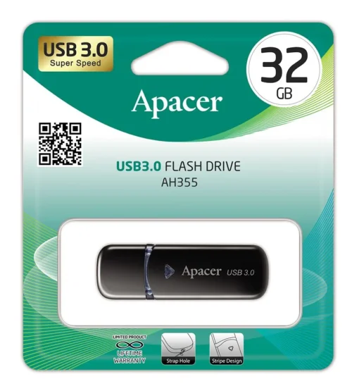 USB Флеш Apacer AH355 32GB Чёрный