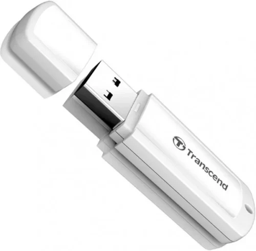 USB Флеш Transcend JetFlash 370 TS64GJF370 белый, 64GB/ USB 2.0