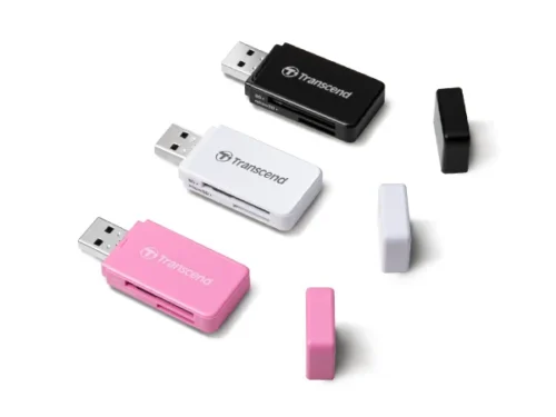 Картридер Transcend TS-RDF5W, USB3.0 SD/microSD, белый