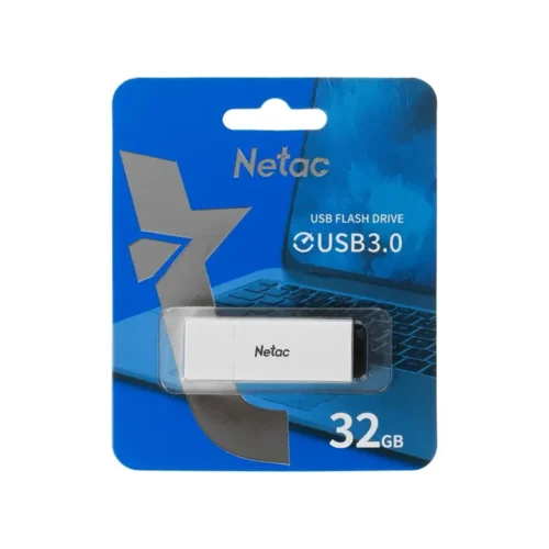 USB-накопитель Netac NT03U185N-032G-30WH 32GB Белый