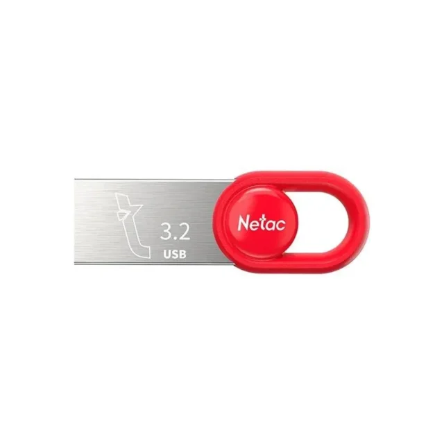 USB-накопитель Netac NT03UM2N-032G-32RE 32GB Красный / серебристый