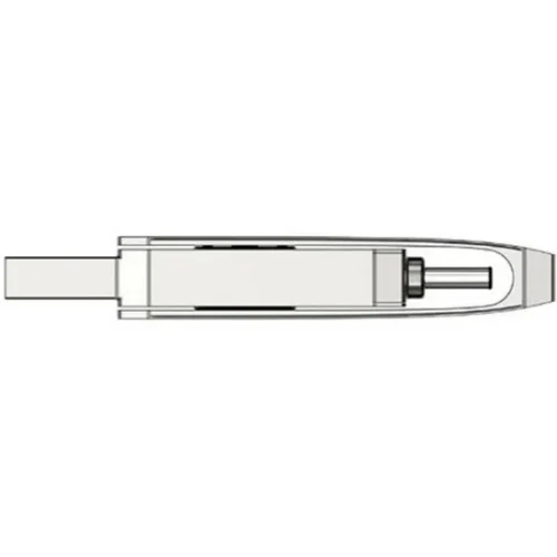 USB Флеш 256 ГБ 3.0 Netac U782C OTG (NT03U782C-256G-30PN) серебристый