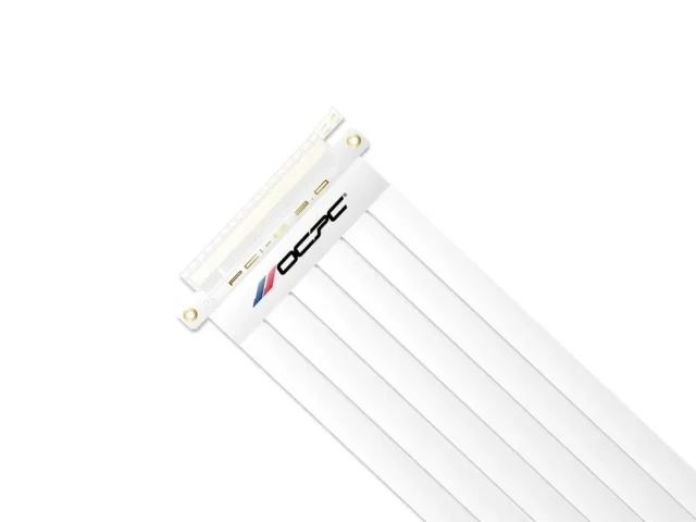 Кабель интерфейсный PCIe 3.0x16, OCPC XTENDER [OCCBPCIE3RC250WH], 25 см белый Cable (райзер)