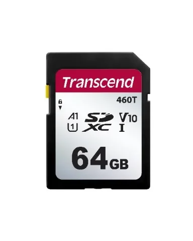 Карта памяти MicroSD Class 10 U1 Transcend TS64GSDC460T-VS1